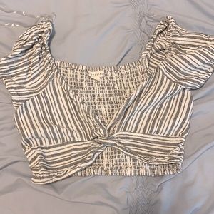 Front Knot Crop Top